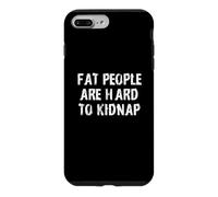 Carcasa para iPhone 7 Plus/8 Plus Gente Gorda difícil de Secuestrar/Divertido diseño de Entrenamiento de Gimnasio
