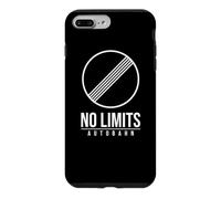 Carcasa para iPhone 7 Plus/8 Plus Germany Autobahn NO Speed Limit Sign Symbol BUNDESAUTOBAHN