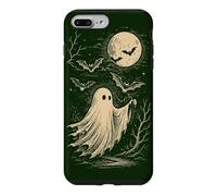 Carcasa para iPhone 7 Plus/8 Plus Ghost Bats Moon Spooky Haunted Espeluznante Halloween