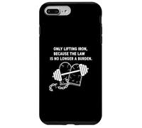 Carcasa para iPhone 7 Plus/8 Plus Gimnasio Fe Jesucristo Ejercicio Ley