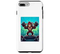 Carcasa para iPhone 7 Plus/8 Plus Gimnasio Powerlifting Monkey Squat Bench Deadlift