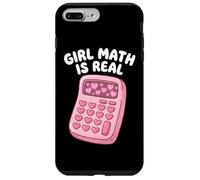Carcasa para iPhone 7 Plus/8 Plus Girl Math Is Real Cálculo Álgebra Lógica Matemáticas Amante
