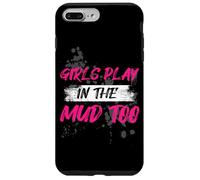 Carcasa para iPhone 7 Plus/8 Plus Girls Play in The Mud Too Muddy Race - Carrera de Barro