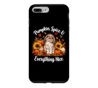 Carcasa para iPhone 7 Plus/8 Plus Girls Womens Mom Pumpkin Spice Mini Holland Lop Bunny Rabbit