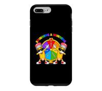 Carcasa para iPhone 7 Plus/8 Plus Giro de Rueda de Cuarto Grado de Cuarto Grado GANA Divertido Regreso a Clases