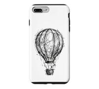 Carcasa para iPhone 7 Plus/8 Plus Globo Aerostático Ilustración Vuelo En Globo Boceto