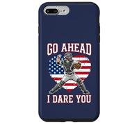 Carcasa para iPhone 7 Plus/8 Plus Go Ahead Run I Dare You Vintage Baseball Catcher Funny Boys