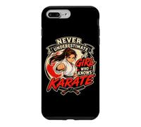 Carcasa para iPhone 7 Plus/8 Plus Go Ahead Underestimate Me Funny Karate Dojo Black Belt Judo