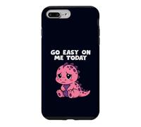 Carcasa para iPhone 7 Plus/8 Plus Go Easy On Me Today Lindo Dinosaurio Divertido Apoyo Emocional