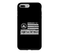 Carcasa para iPhone 7 Plus/8 Plus Go Karting Go Kart Bandera Estadounidense patriótica Retro