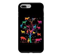 Carcasa para iPhone 7 Plus/8 Plus Goat Tree Colorful Goat mom Goat Dad Goat Girl