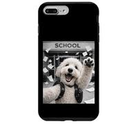 Carcasa para iPhone 7 Plus/8 Plus Goldendoodle Golden Doodle Último Día De Escuela Divertido Selfie