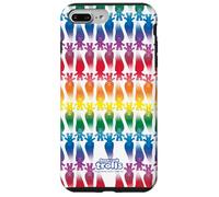 Carcasa para iPhone 7 Plus/8 Plus Good Luck Trolls Rainbow All Over Print