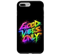 Carcasa para iPhone 7 Plus/8 Plus Good Positive Graffiti Vibes Quotes Colorful Splach Colors