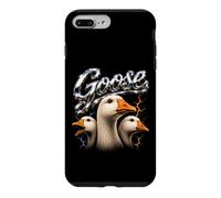 Carcasa para iPhone 7 Plus/8 Plus Goose Retro Farm Bird Squad Toca la bocina Divertida