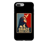Carcasa para iPhone 7 Plus/8 Plus Gracia sobre el Miedo Mujer Cristiana Paloma Fe