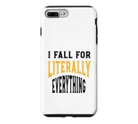 Carcasa para iPhone 7 Plus/8 Plus Gracioso Clumsy Me enamoro Literalmente de Todo