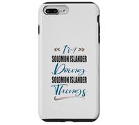 Carcasa para iPhone 7 Plus/8 Plus Gracioso Soy Islas Salomón Haciendo Cosas de Las Islas Salomón