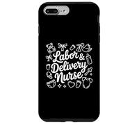 Carcasa para iPhone 7 Plus/8 Plus Graduación de enfermería de Trabajo y Parto L&D Enfermera Apreciación