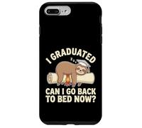 Carcasa para iPhone 7 Plus/8 Plus Graduación de Perezoso Gracioso I Graduated Can I Go Back To Bed Now