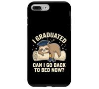 Carcasa para iPhone 7 Plus/8 Plus Graduación de Perezoso Gracioso I Graduated Can I Go Back To Bed Now