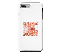 Carcasa para iPhone 7 Plus/8 Plus Gráfico Coral Color Go Ahead, Judge Me Coral