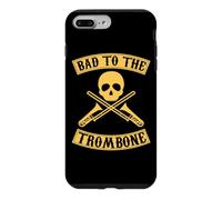 Carcasa para iPhone 7 Plus/8 Plus Gráfico de Bad To The Trombone Pun Skull