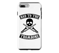 Carcasa para iPhone 7 Plus/8 Plus Gráfico de Bad To The Trombone Pun Skull