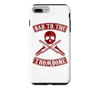 Carcasa para iPhone 7 Plus/8 Plus Gráfico de Bad To The Trombone Pun Skull