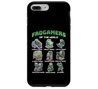 Carcasa para iPhone 7 Plus/8 Plus Gráfico de Frogamers of The World Diverse Gamer Frog
