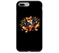 Carcasa para iPhone 7 Plus/8 Plus Gráfico de Mascota de Guitarra Rocking Fox