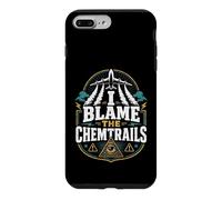 Carcasa para iPhone 7 Plus/8 Plus Gráfico Divertido de conspiración gubernamental I Blame The Chemtrails