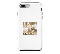 Carcasa para iPhone 7 Plus/8 Plus Gráfico Go Ahead, Judge Me Tan