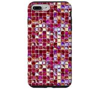 Carcasa para iPhone 7 Plus/8 Plus Gráfico Italiano del Vidrio de Sicilia de Las Tejas del Mosaico del Vino