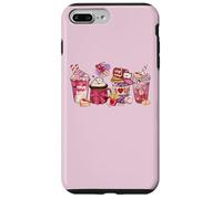 Carcasa para iPhone 7 Plus/8 Plus Gráfico Love Seasonal Coffee Tea Sweet Hearts