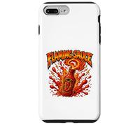 Carcasa para iPhone 7 Plus/8 Plus Gráfico Picante de Salsa flameante Inferno Burst