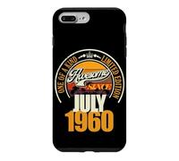 Carcasa para iPhone 7 Plus/8 Plus Gran Texto Desde Julio de 1960 66 cumpleaños 66 años