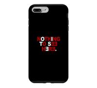 Carcasa para iPhone 7 Plus/8 Plus Granate Rojo Borgoña Nothing To See Here Burdeos Gráfico