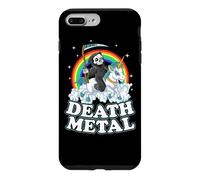 Carcasa para iPhone 7 Plus/8 Plus Grim Reaper Riding Unicorn | Death Metal Pastel Goth