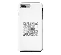 Carcasa para iPhone 7 Plus/8 Plus Gris Color Go Ahead, Judge Me Grey Graphic