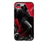 Carcasa para iPhone 7 Plus/8 Plus Guadaña de la Parca Ángeles caídos Arte de Terror gótico Oscuro