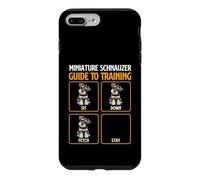 Carcasa para iPhone 7 Plus/8 Plus Guía de Entrenamiento Schnauzer Miniatura - Schnauzer Dog Mom