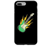 Carcasa para iPhone 7 Plus/8 Plus Guitarra eléctrica Retro Lightning Bolt Rock Music Graphic