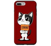 Carcasa para iPhone 7 Plus/8 Plus Halloween Spooky Holiday Cute Kitten Funny Cat Halloween