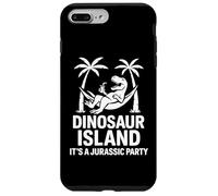 Carcasa para iPhone 7 Plus/8 Plus Hamaca Divertida Isla Dinosaurio Fiesta jurásica
