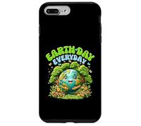 Carcasa para iPhone 7 Plus/8 Plus Happy EarthDay Save The Planet Kawaii Día de la Tierra Todos los días