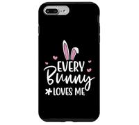 Carcasa para iPhone 7 Plus/8 Plus Happy Easter Every Bunny Sign Every Bunny Loves Me Chicks