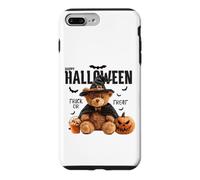 Carcasa para iPhone 7 Plus/8 Plus Happy Halloween Witch Teddy Bear Pumpkin Graphic