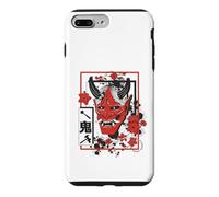 Carcasa para iPhone 7 Plus/8 Plus Harajuku Japanese Aesthetic Red Oni Demon Mask
