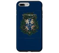 Carcasa para iPhone 7 Plus/8 Plus Harry Potter Hogwarts Green and Gold Floral Crest